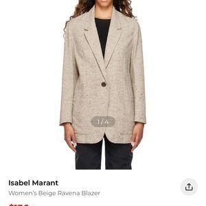 Isabel Marant Beige Ravena Blazer